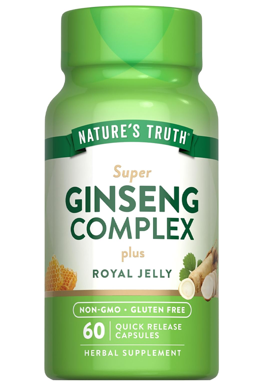 Super Ginseng Complex plus Royal Jelly - 60 Quick Release Capsules Super Ginseng Complex plus Royal Jelly - 60 Quick Release Capsules